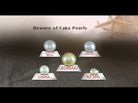 Beware of fake pearls